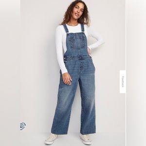 Old Navy Wide Leg Overalls Size 4